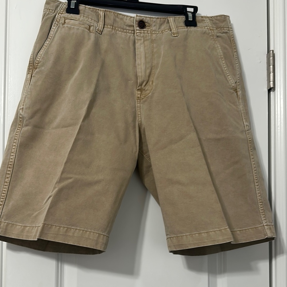Lucky Brand Tan Flat Front Shorts